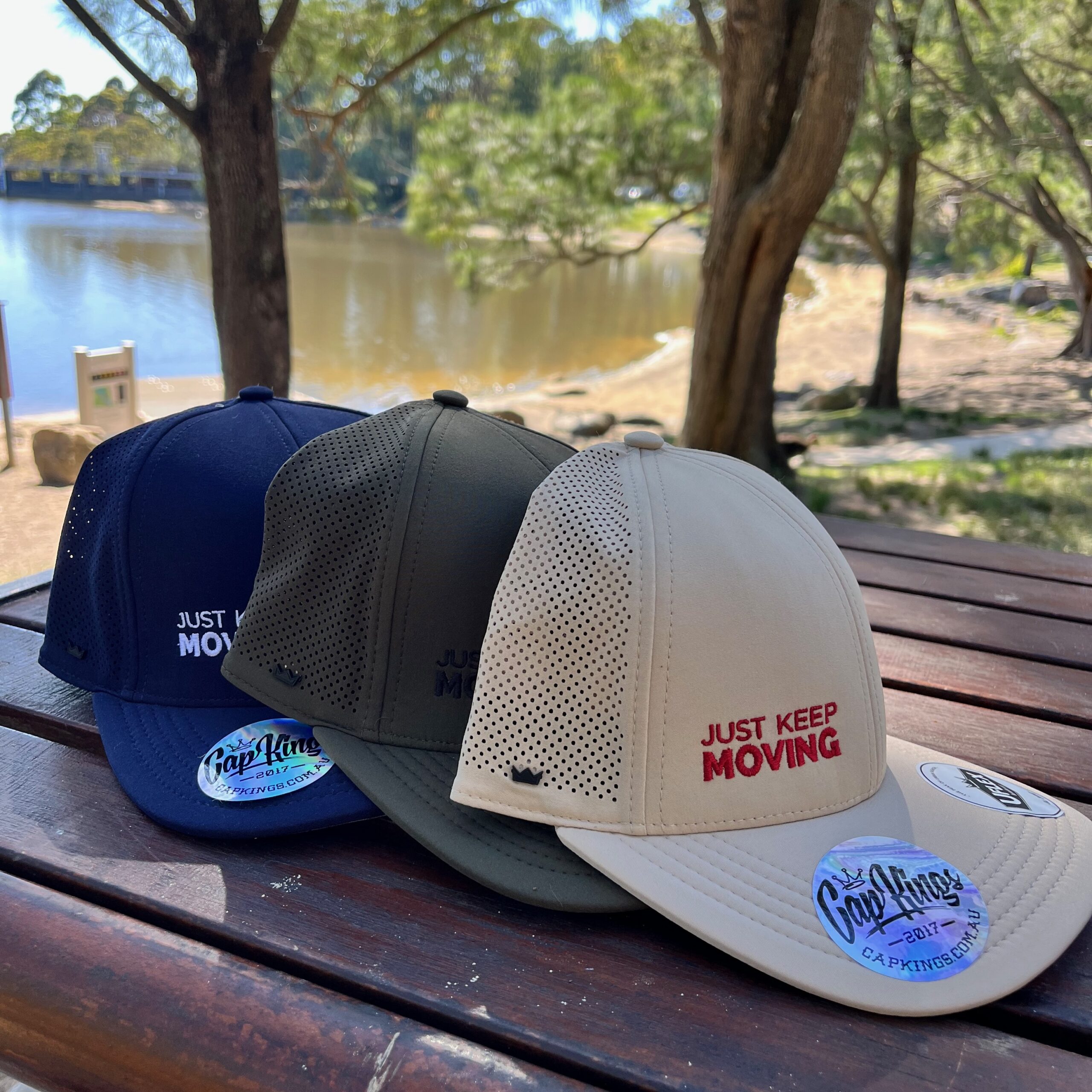 Just Keep Moving Sports Cap